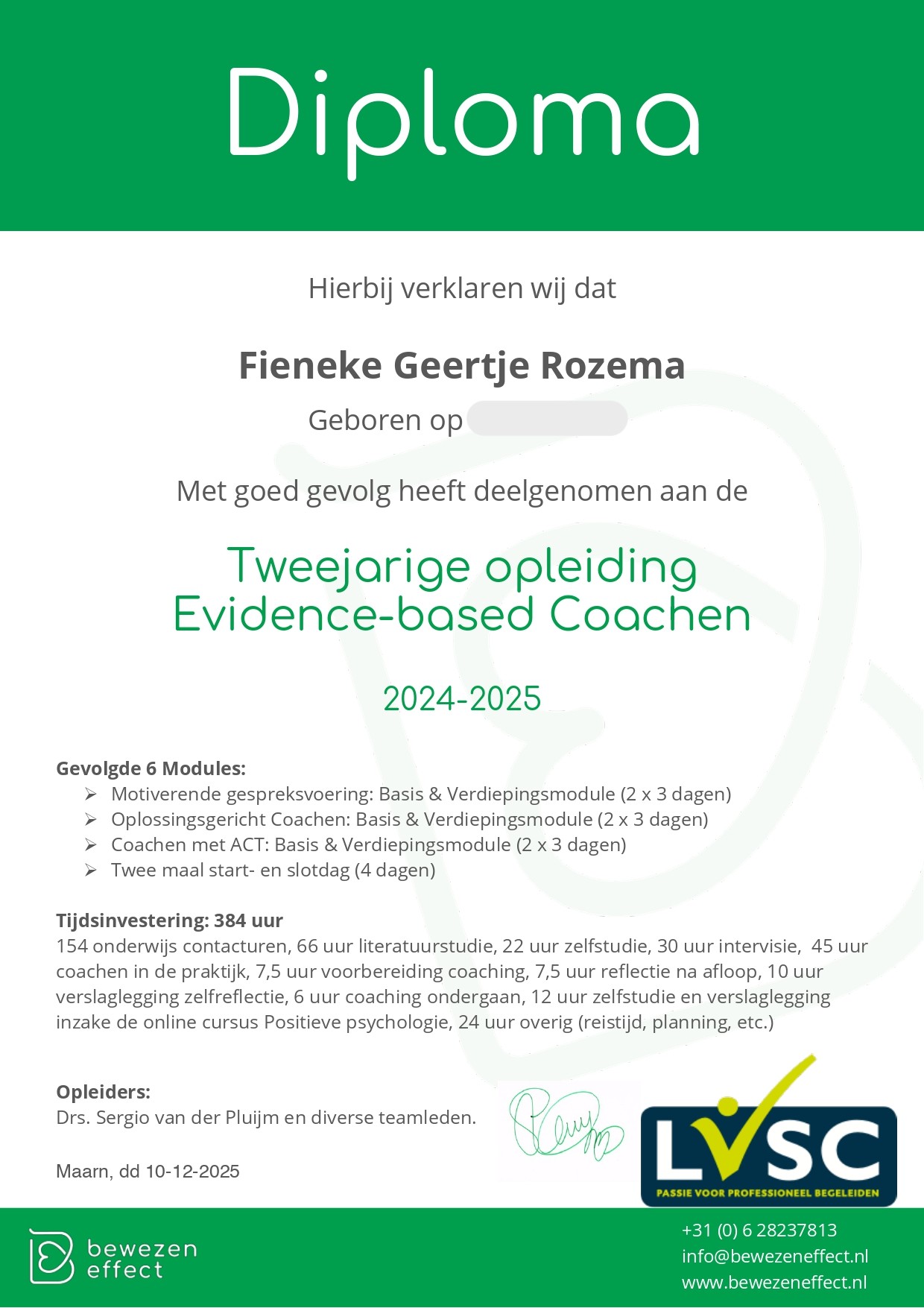 Over Fieneke Coachpraktijk